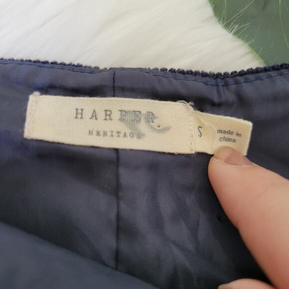Harper Heritage Embroidered Corduroy Skirt Small - Picture 2 of 6
